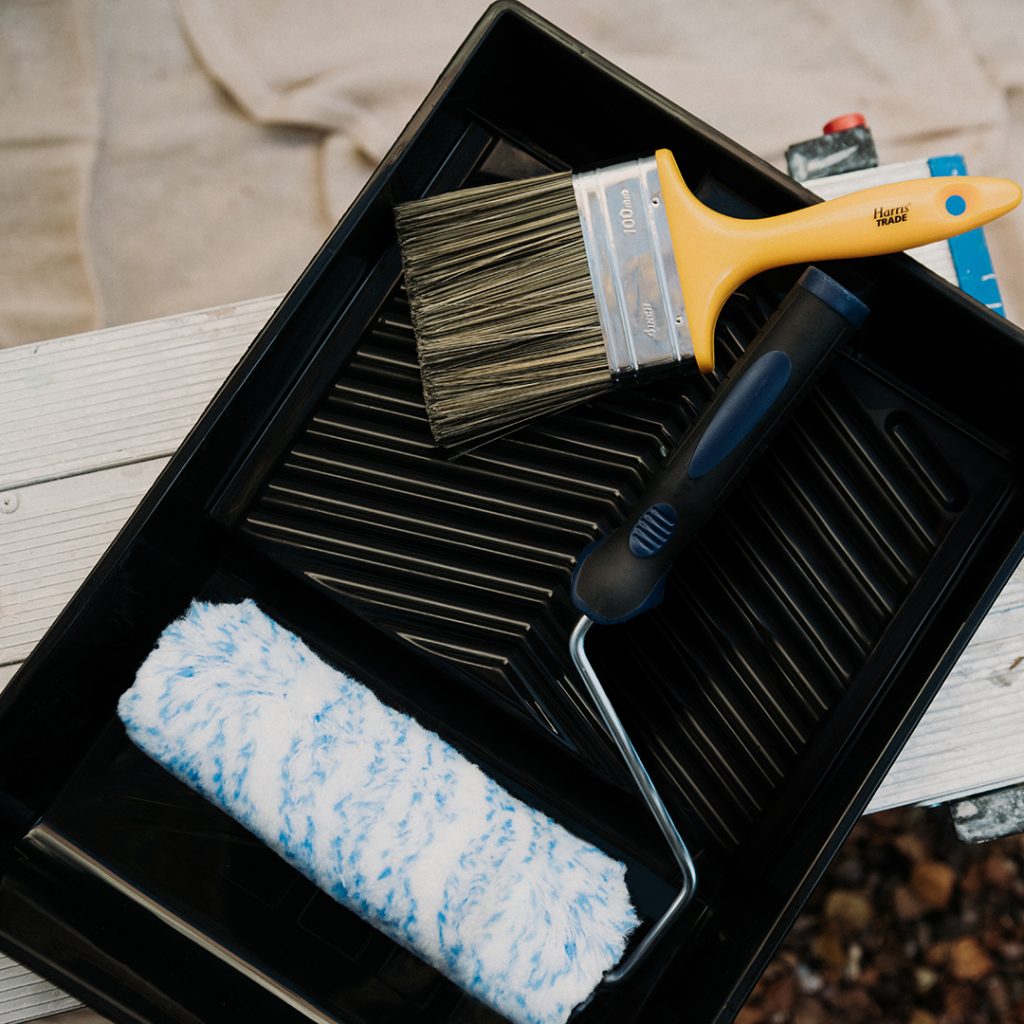 Masonry Roller & Brush Set Harris Trade
